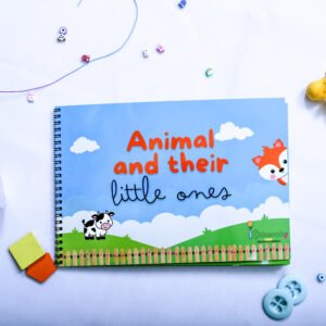 Animals and Their Little Ones – A Fun Velcro Matching Activity for Early Learning!