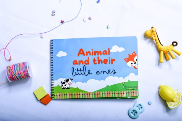 Animals and Their Little Ones – A Fun Velcro Matching Activity for Early Learning!