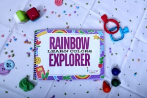 Rainbow Explorer – A Fun Velcro Activity Book for Learning Colors!
