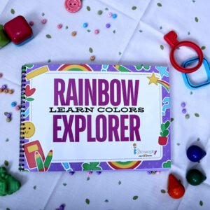 Rainbow Explorer – A Fun Velcro Activity Book for Learning Colors!