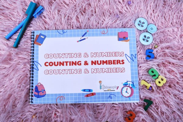 Counting & Numbers – A Fun Velcro Activity Book for Early Math Skills!