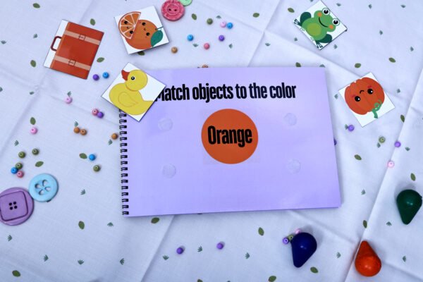 Rainbow Explorer – A Fun Velcro Activity Book for Learning Colors! - Image 2