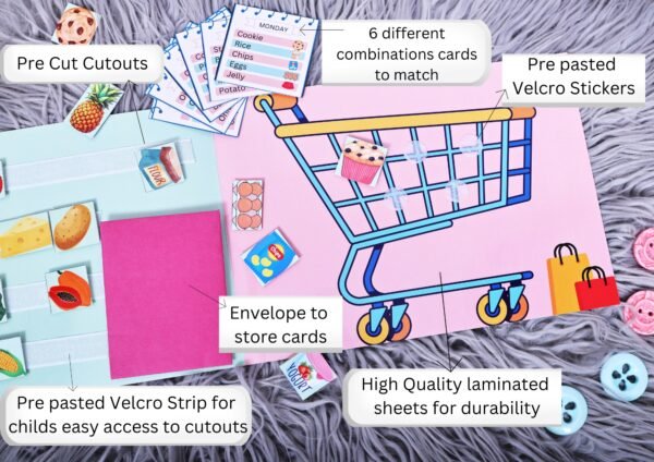 Little Shoppers, Big Day – A Fun Shopping Activity for Memory & Focus! - Image 3