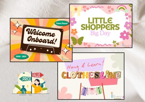 Bus Boarding, My Clothesline & Shopping list - Set of 3 Value Bundle – Fun Activities for Memory & Logical Thinking!
