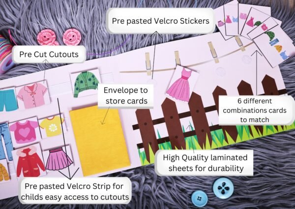 Tiny tales of wisdom moral stories & My Clothesline - Set 2 Value Bundle - Learn About Animals & Play Pretend Shopping! - Image 3